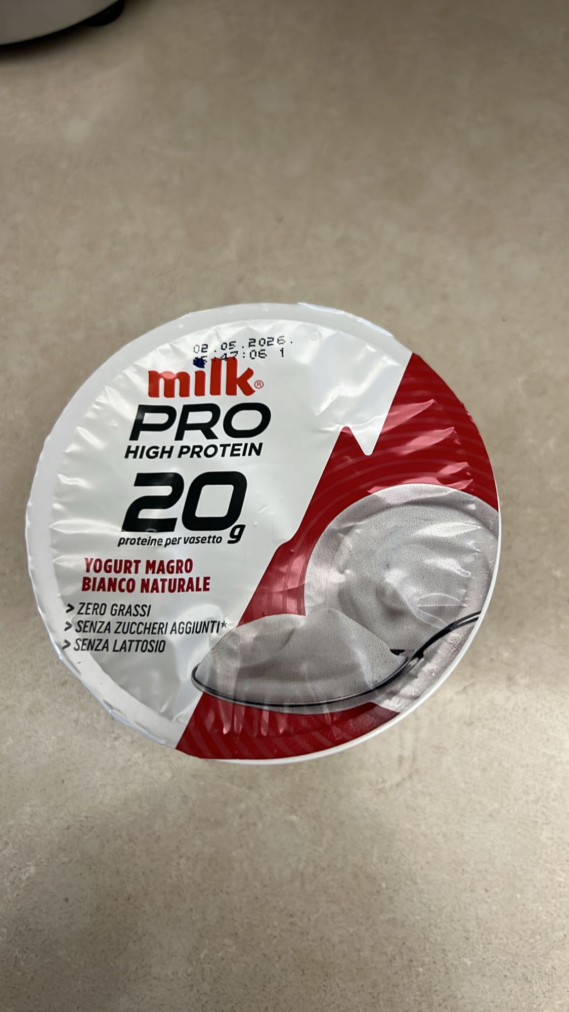 Yogurt proteico bianco
