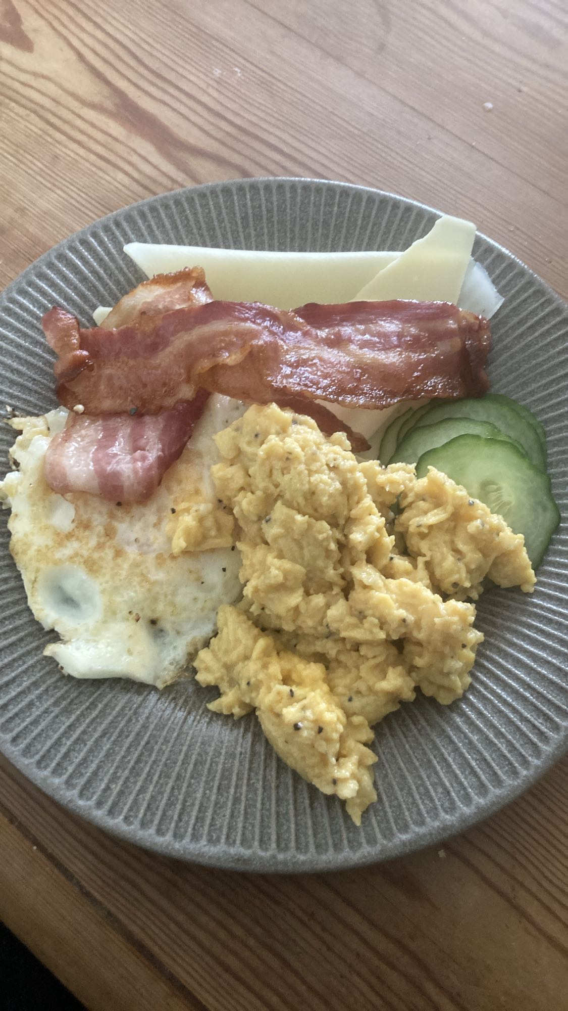 Ägg med bacon