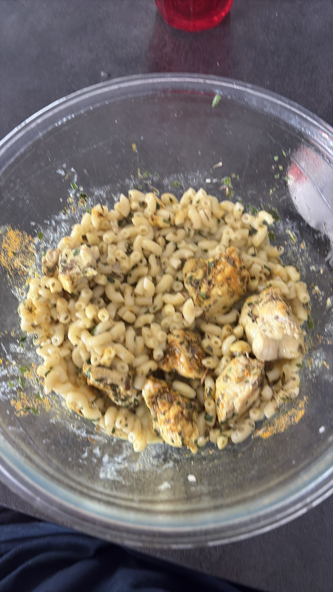 Macaronis au poulet