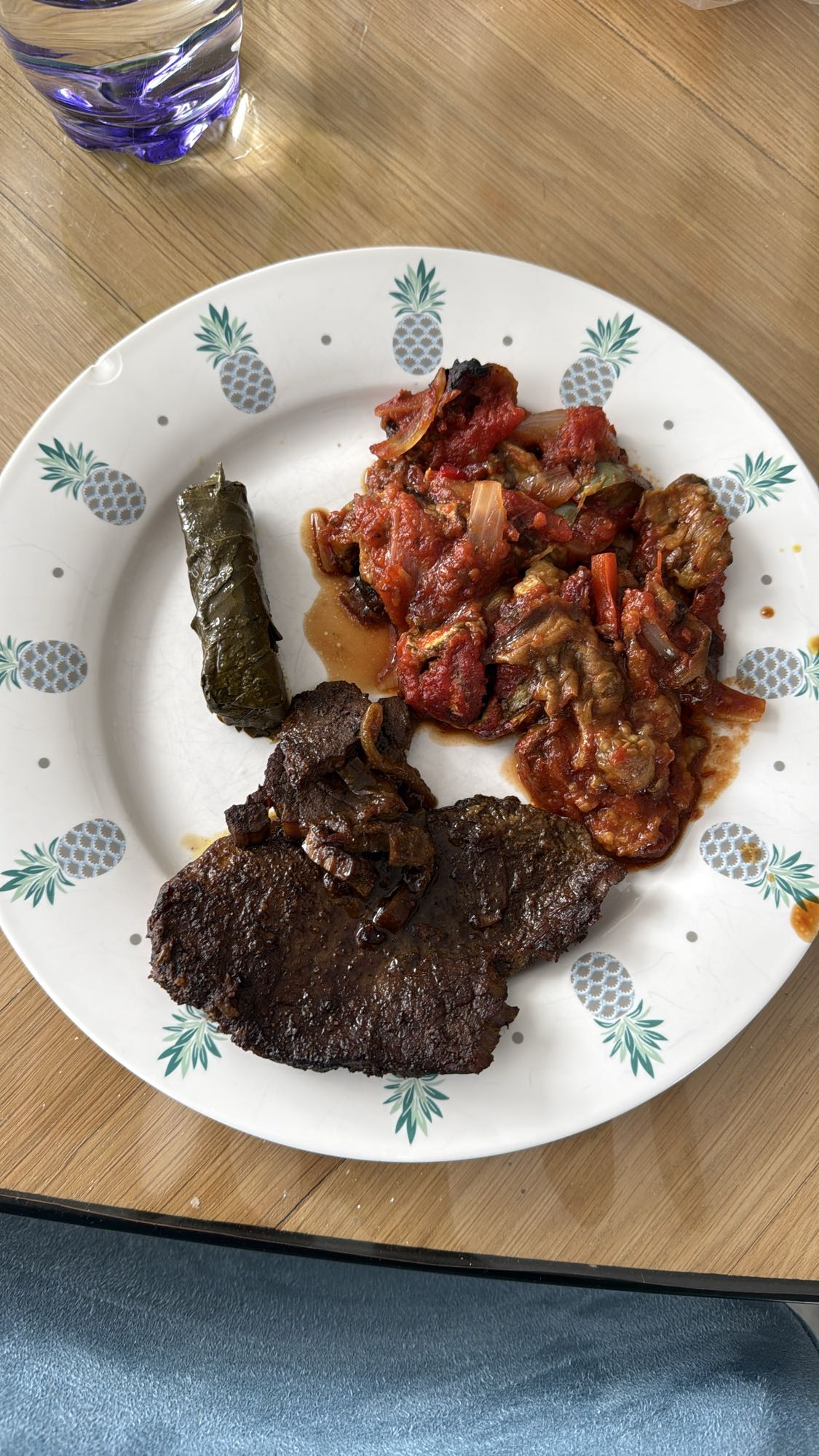 Liver Eggplant Plate
