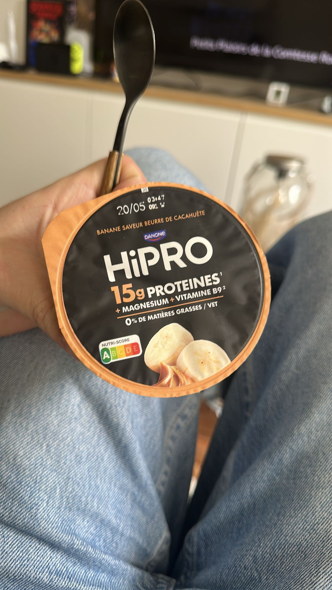 Yaourt protéiné banane