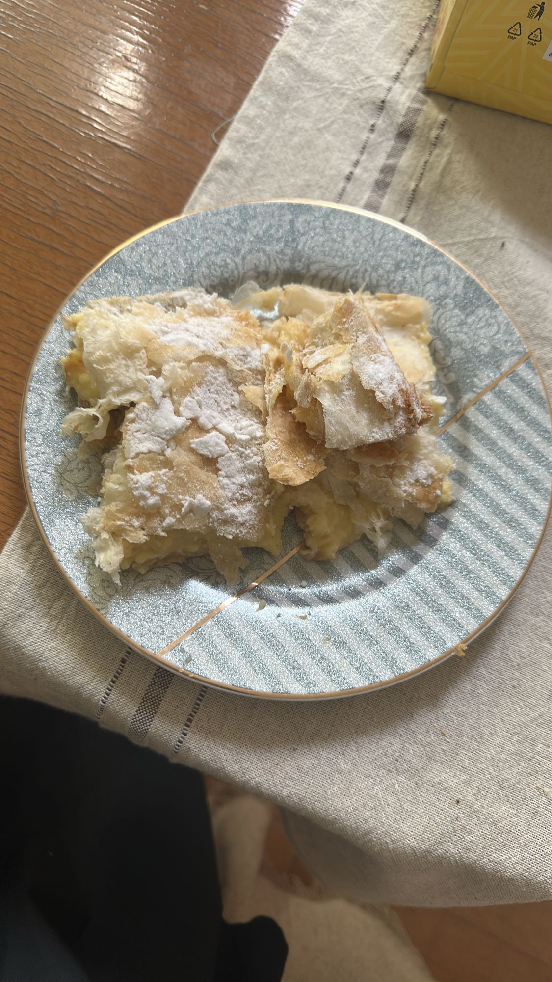 Custard Pastry Slice