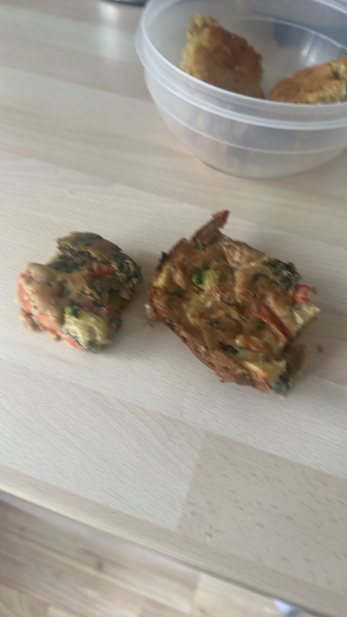 Sebzeli omlet dilimi