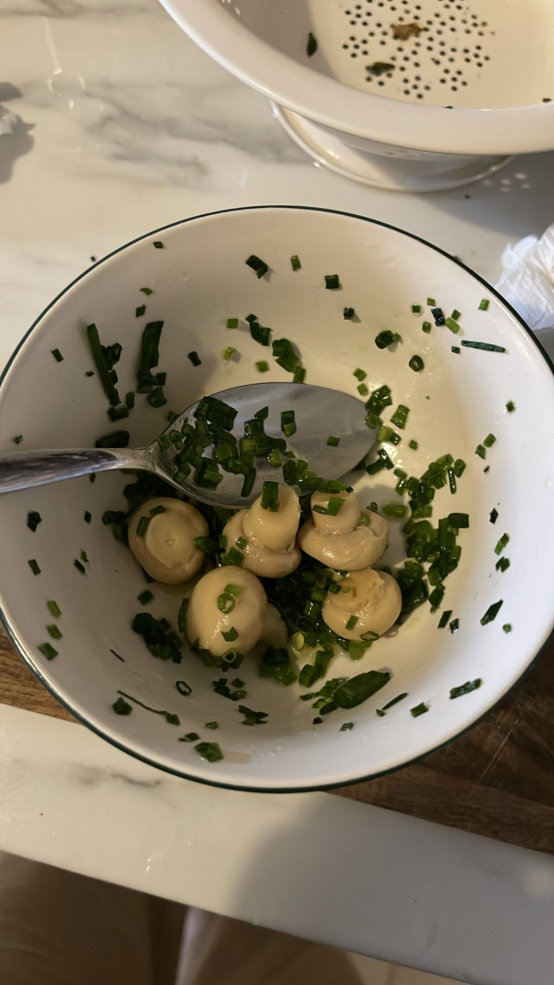 Шампиньоны с луком