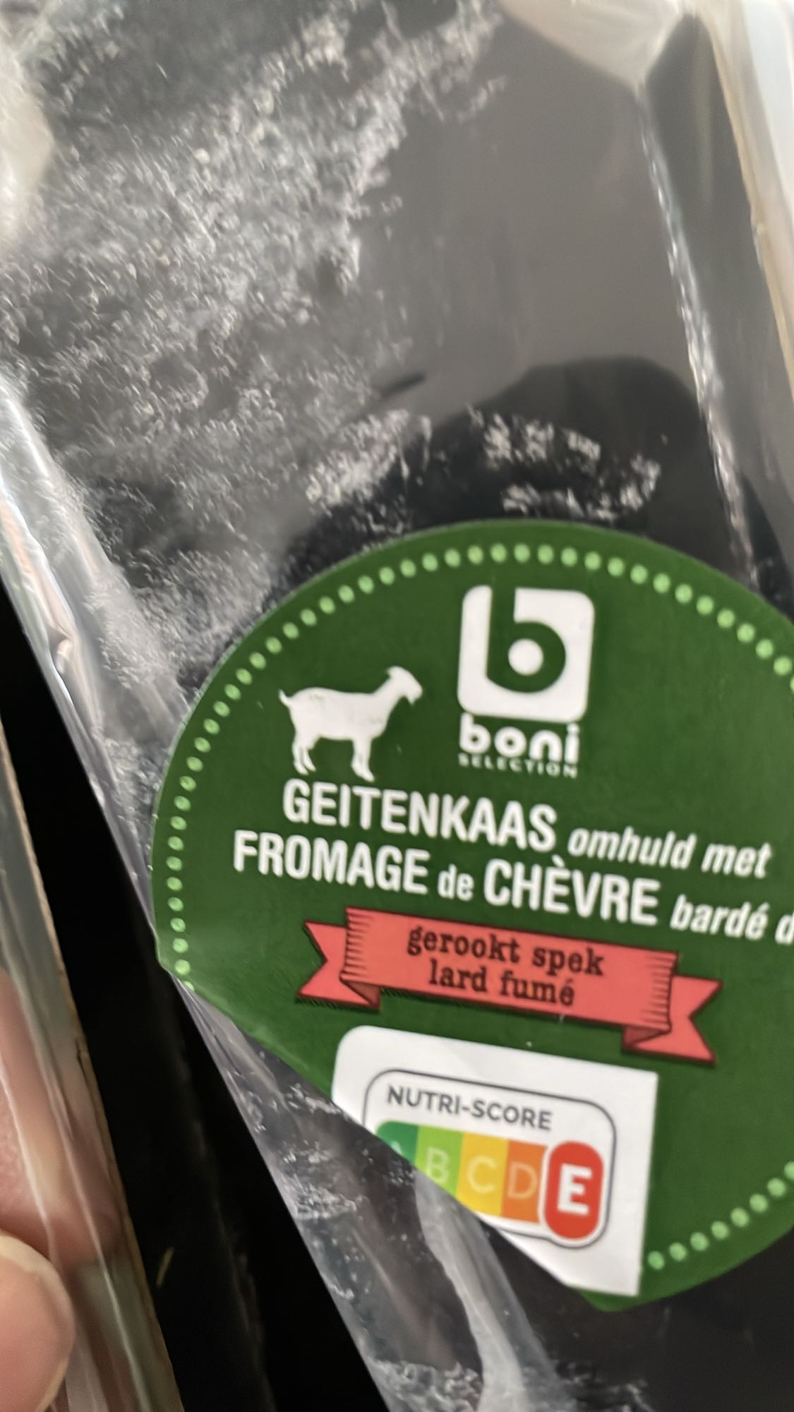 Geitenkaas met spek
