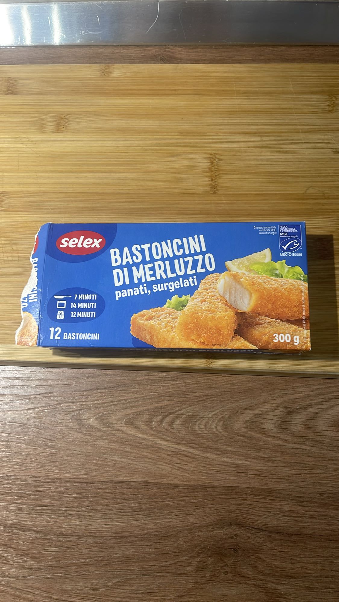 Bastoncini di merluzzo
