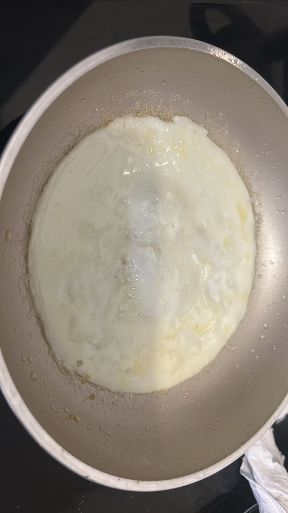 Blanc d oeuf au plat