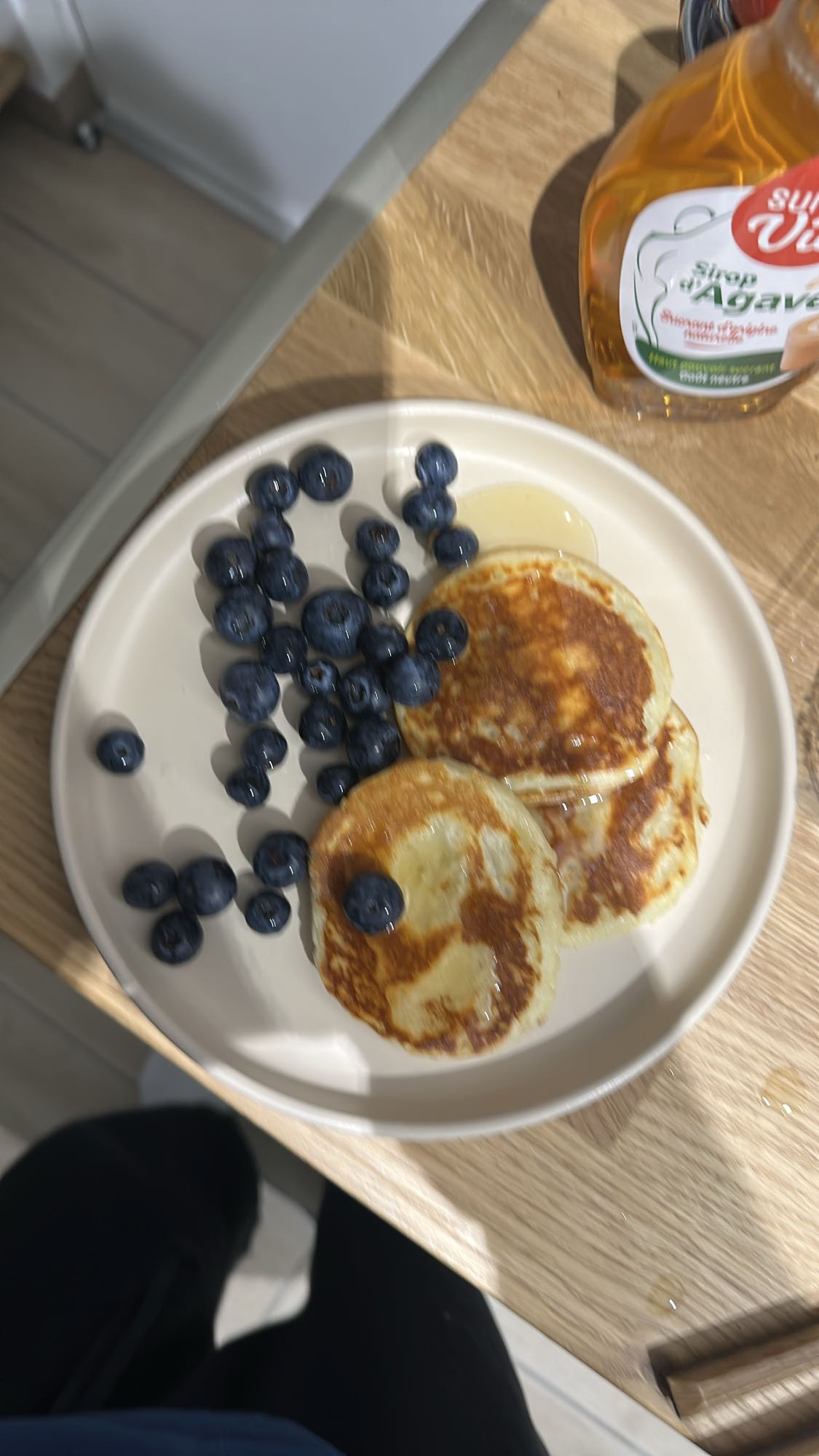 Pancakes aux myrtilles