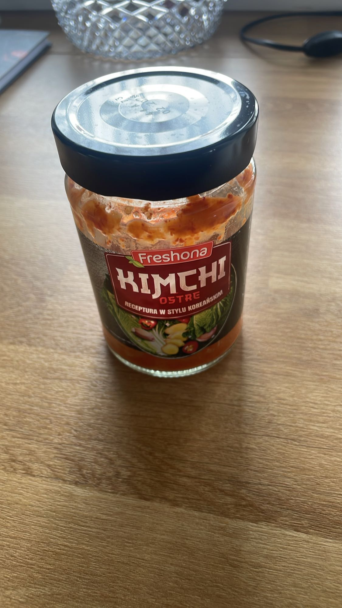 Kimchi ostre z garścią orzechów włoskich