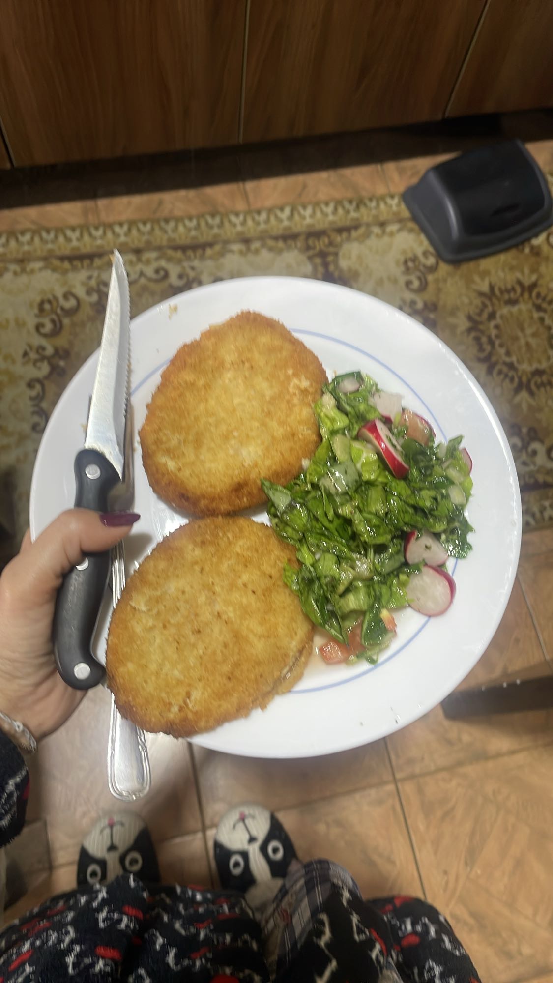 Breaded Cutlets Salad