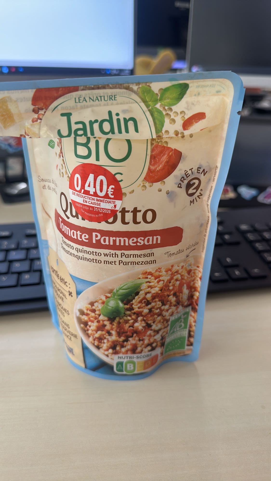 Quinotto tomate parmesan