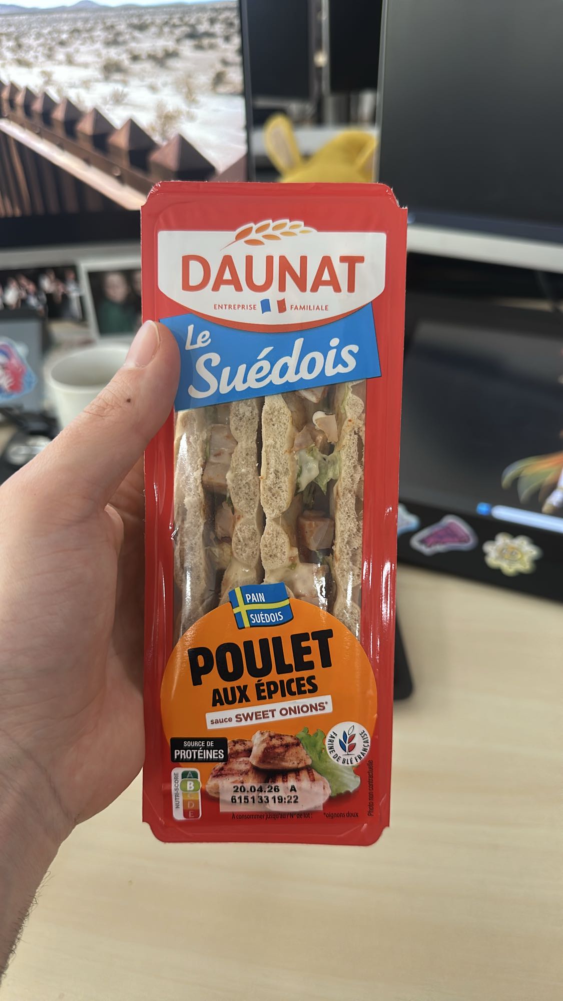 Sandwich suédois poulet