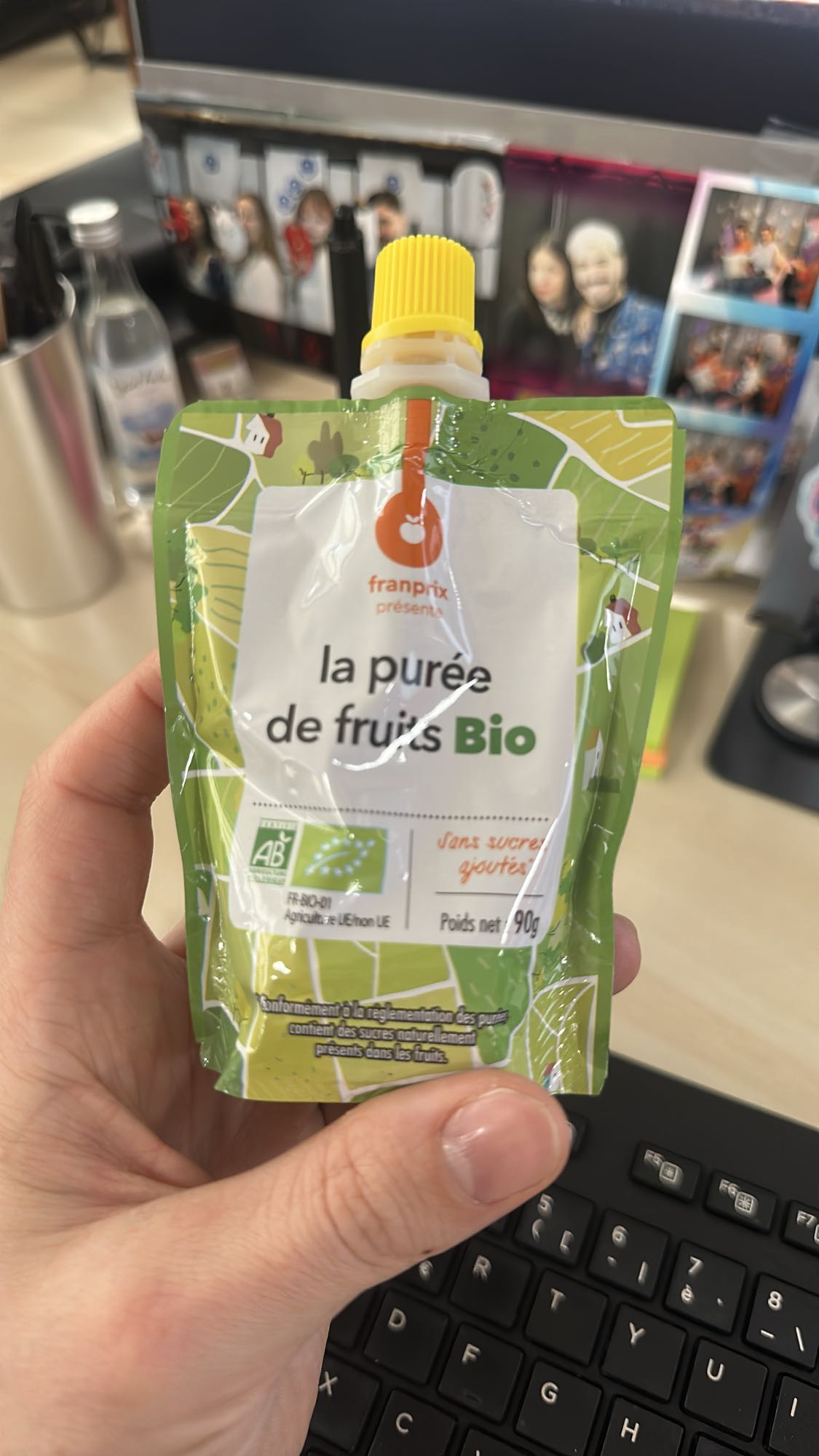 Purée de fruits bio