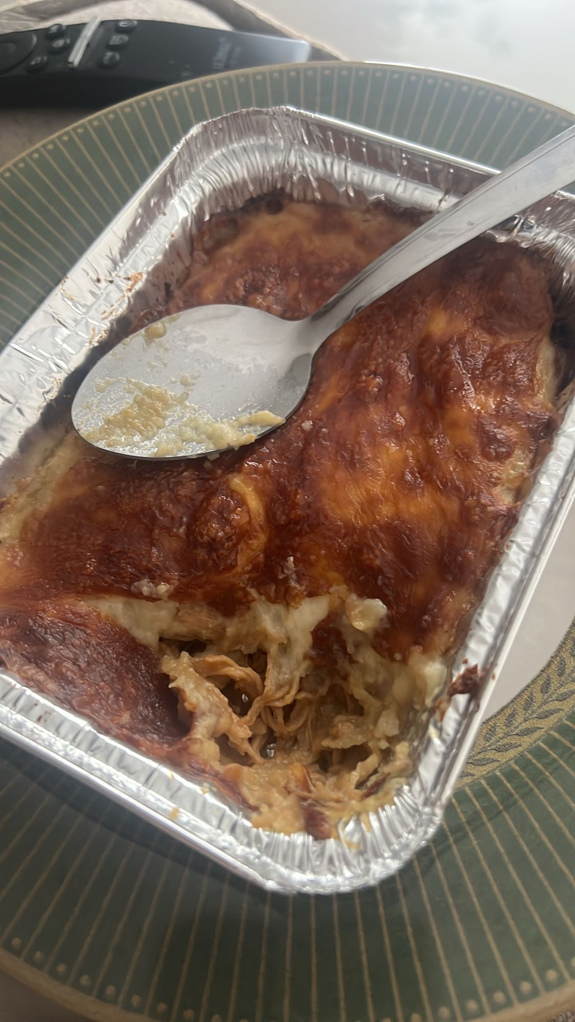 Escondidinho de frango e mussarela