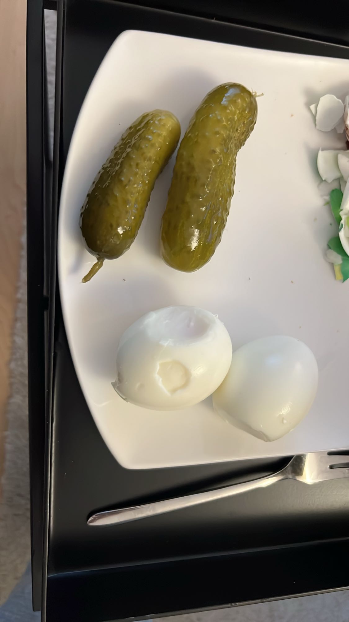 Eier mit Gewürzgurken