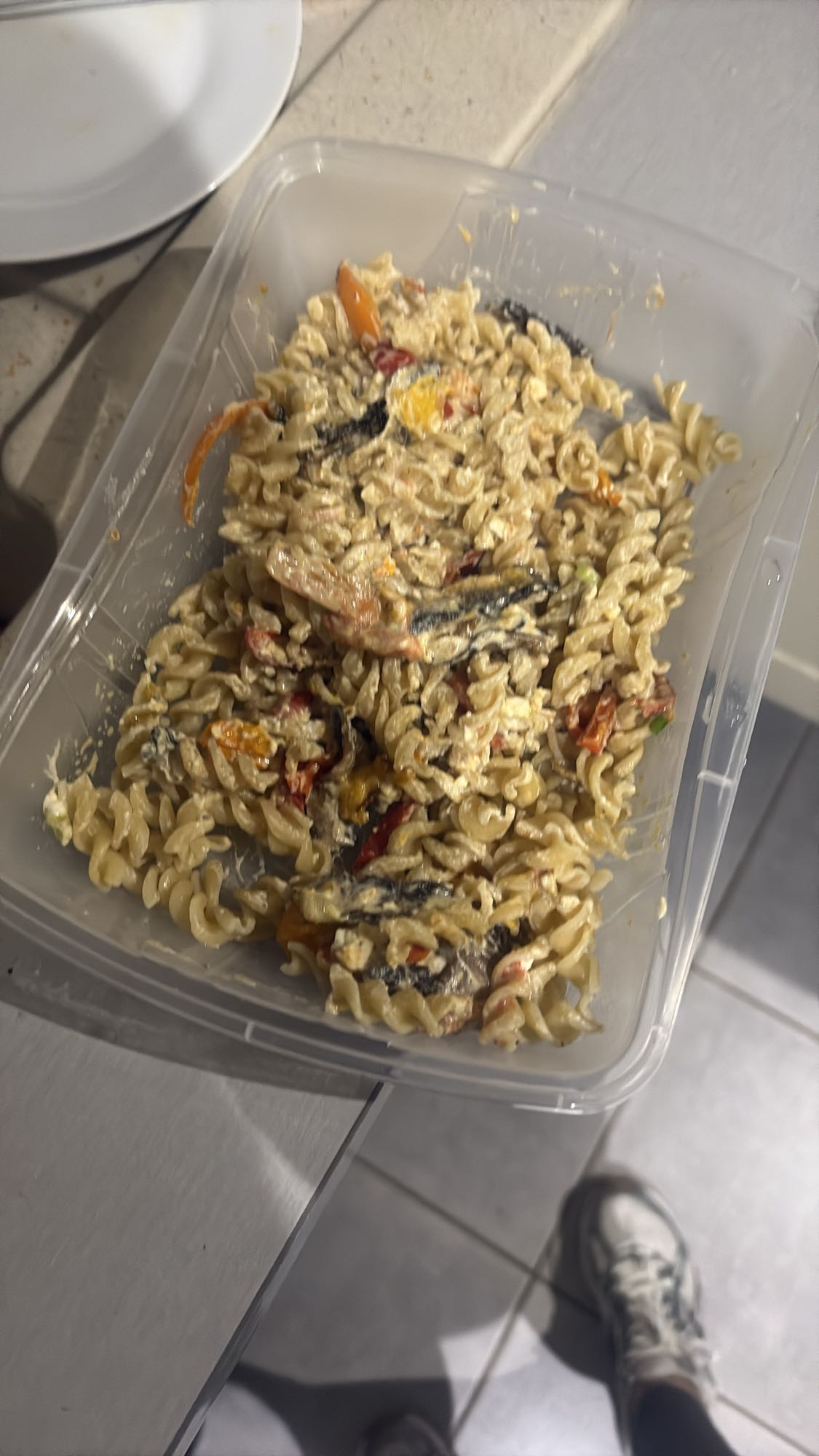 Salade de pâtes complètes et fêta