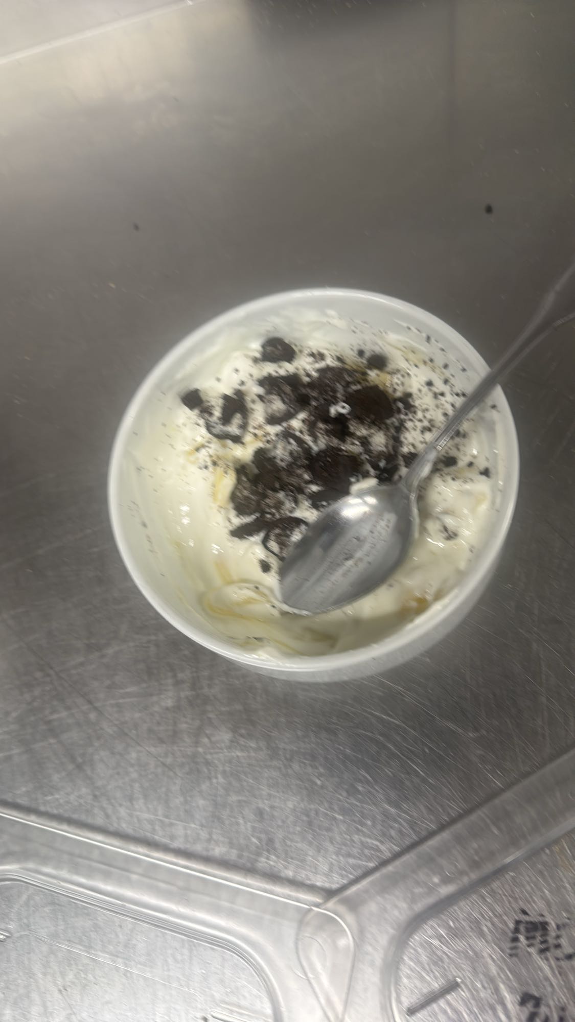 Vaniljglass med oreo