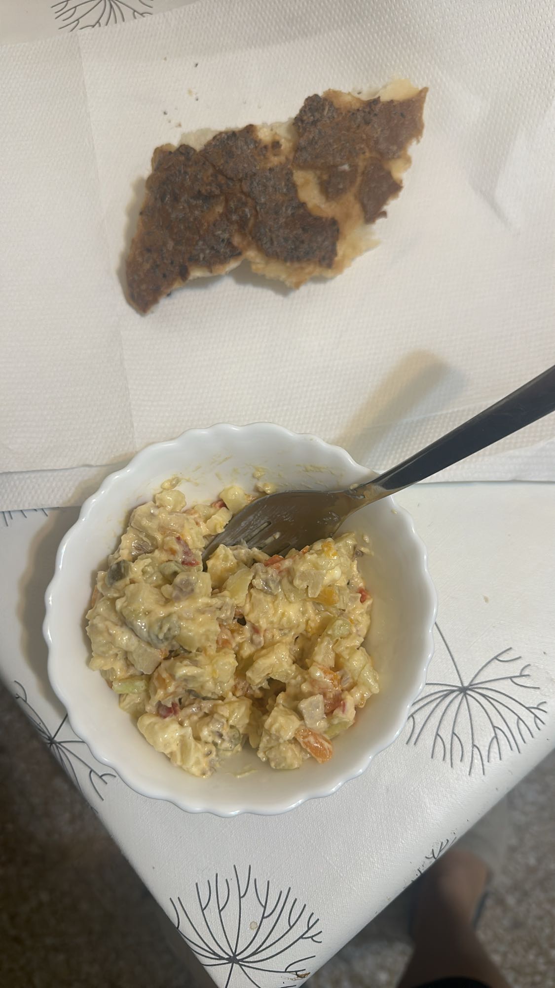 Potato Salad and Beef