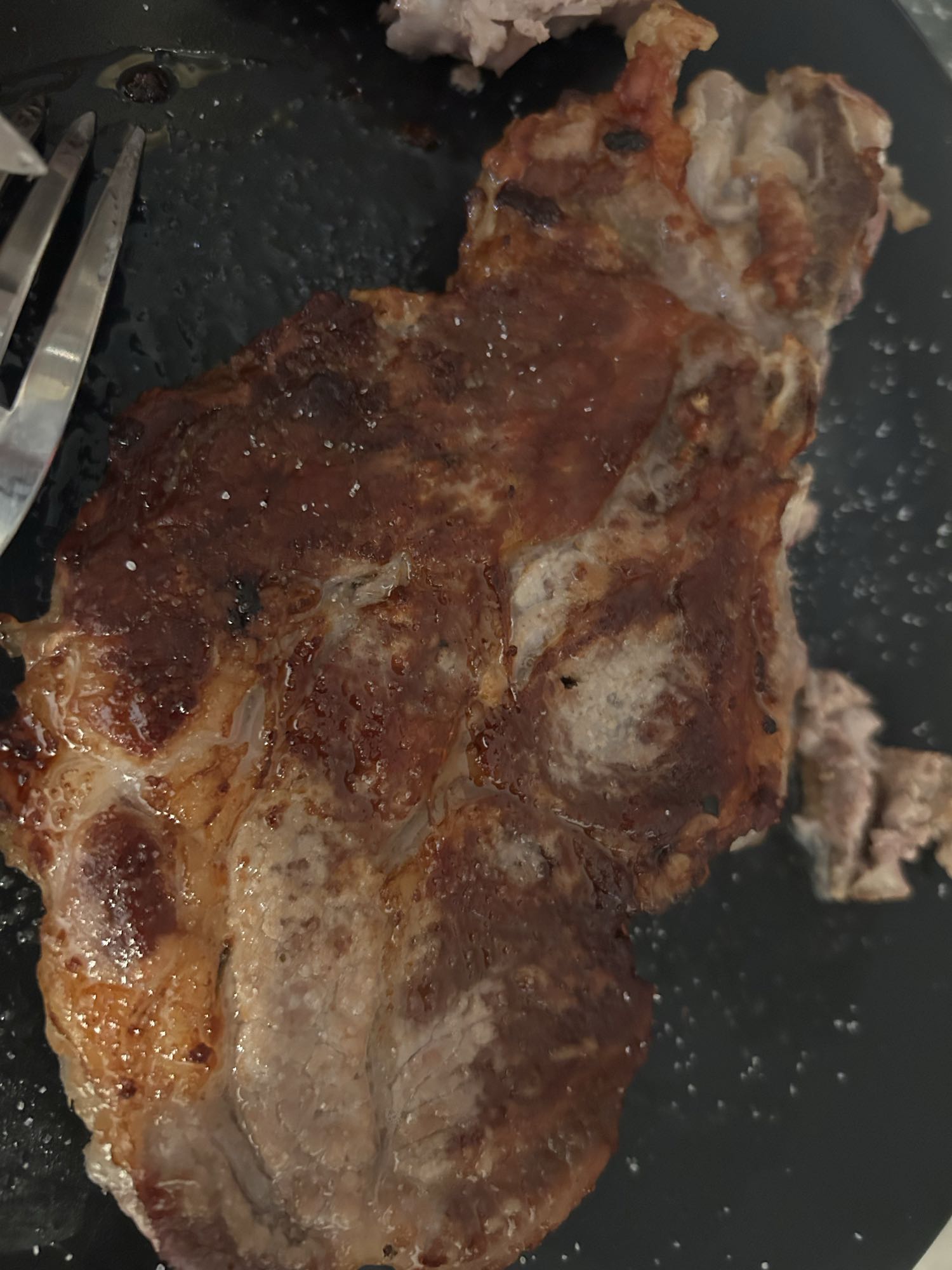 Côte de porc grillée