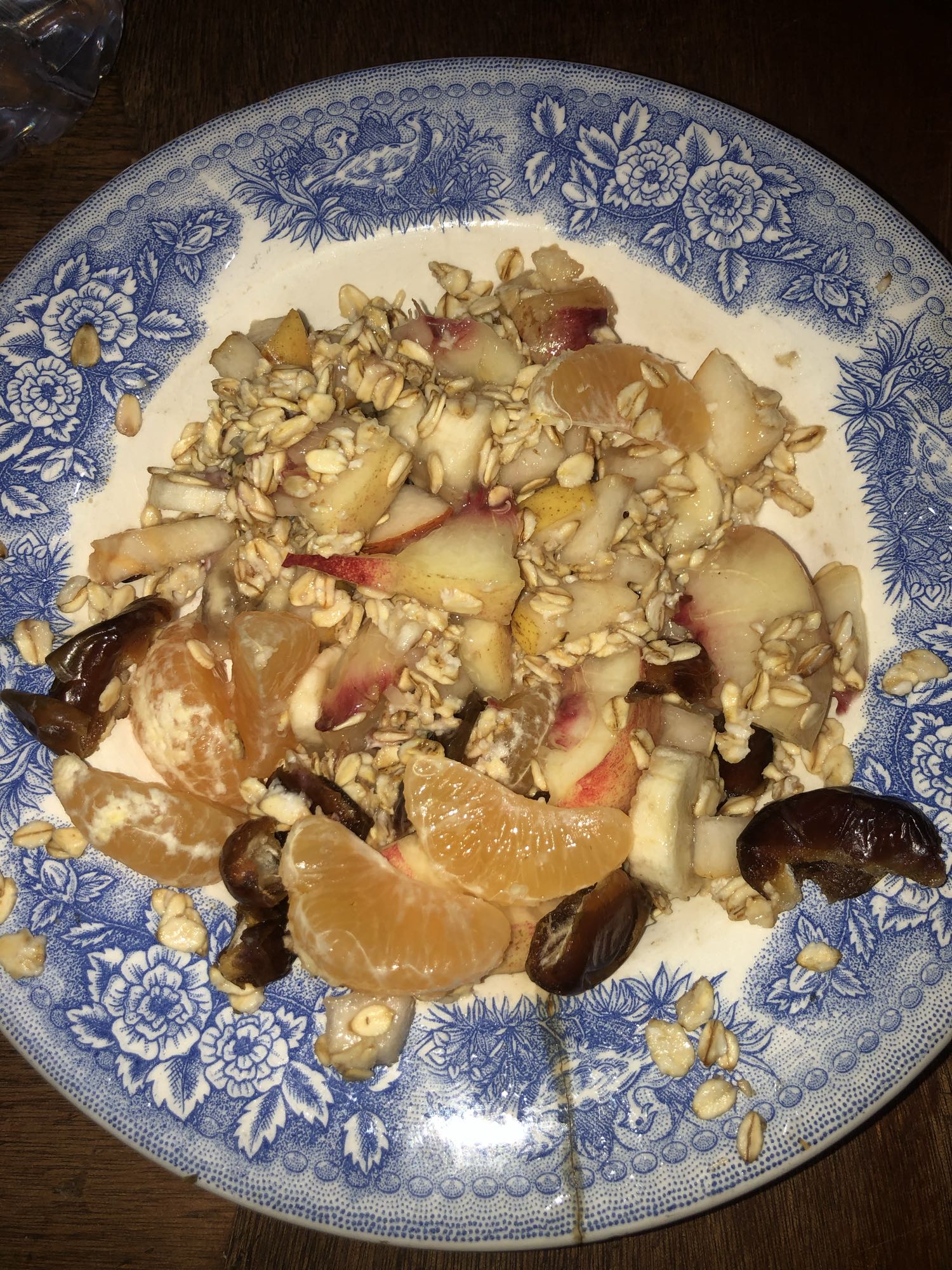 Bol de fruits et avoine