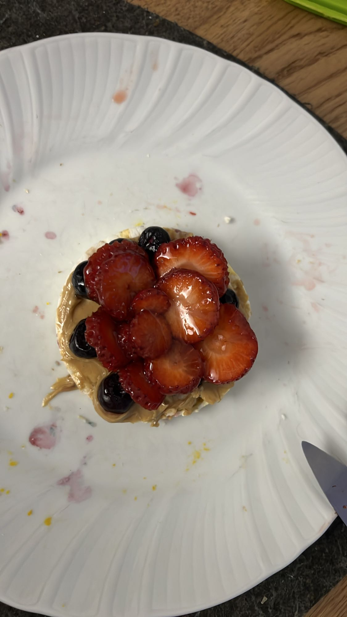 Galletta con frutti