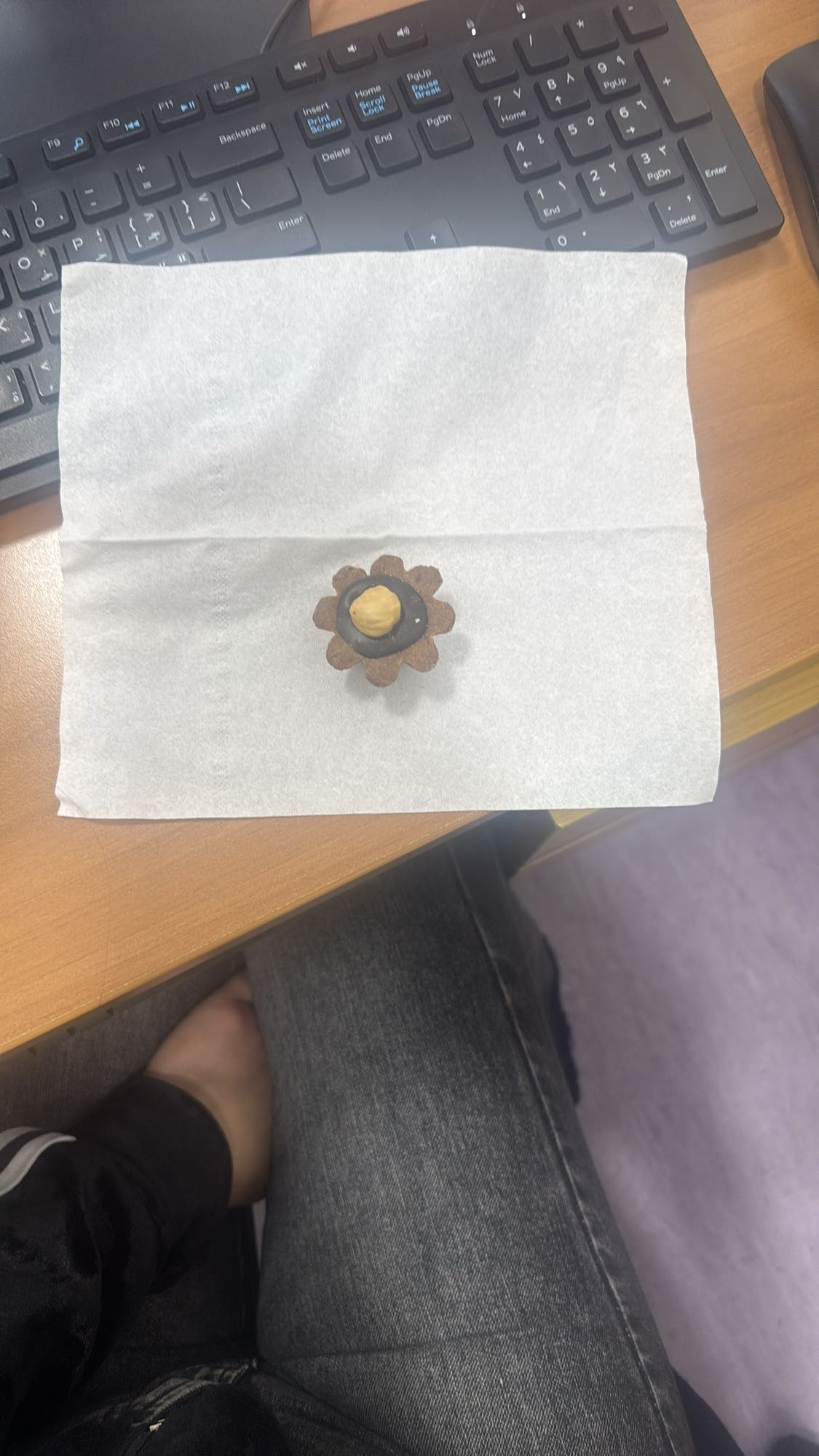 Chocolate Flower Cookie