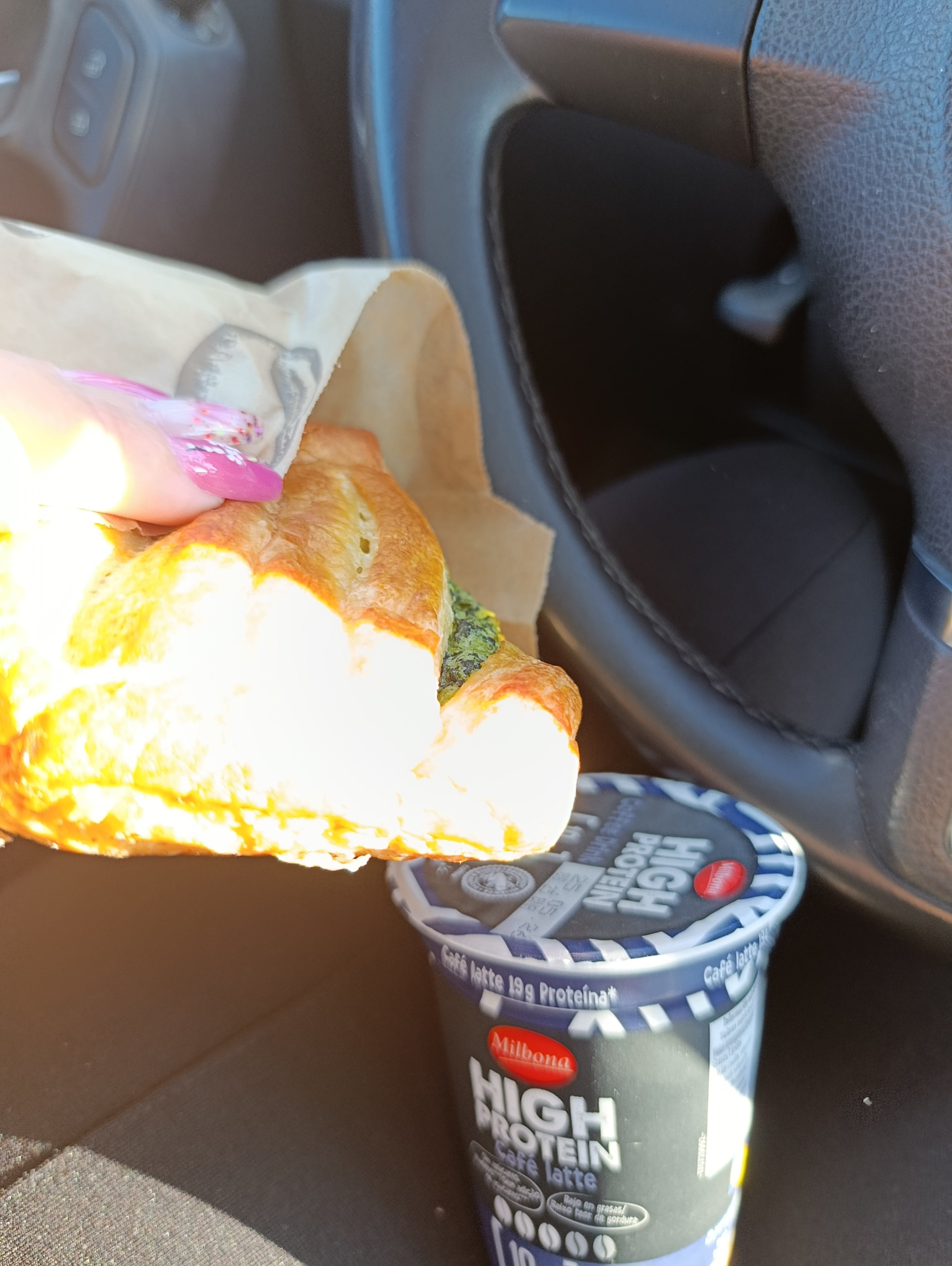 hojaldre con espinaca