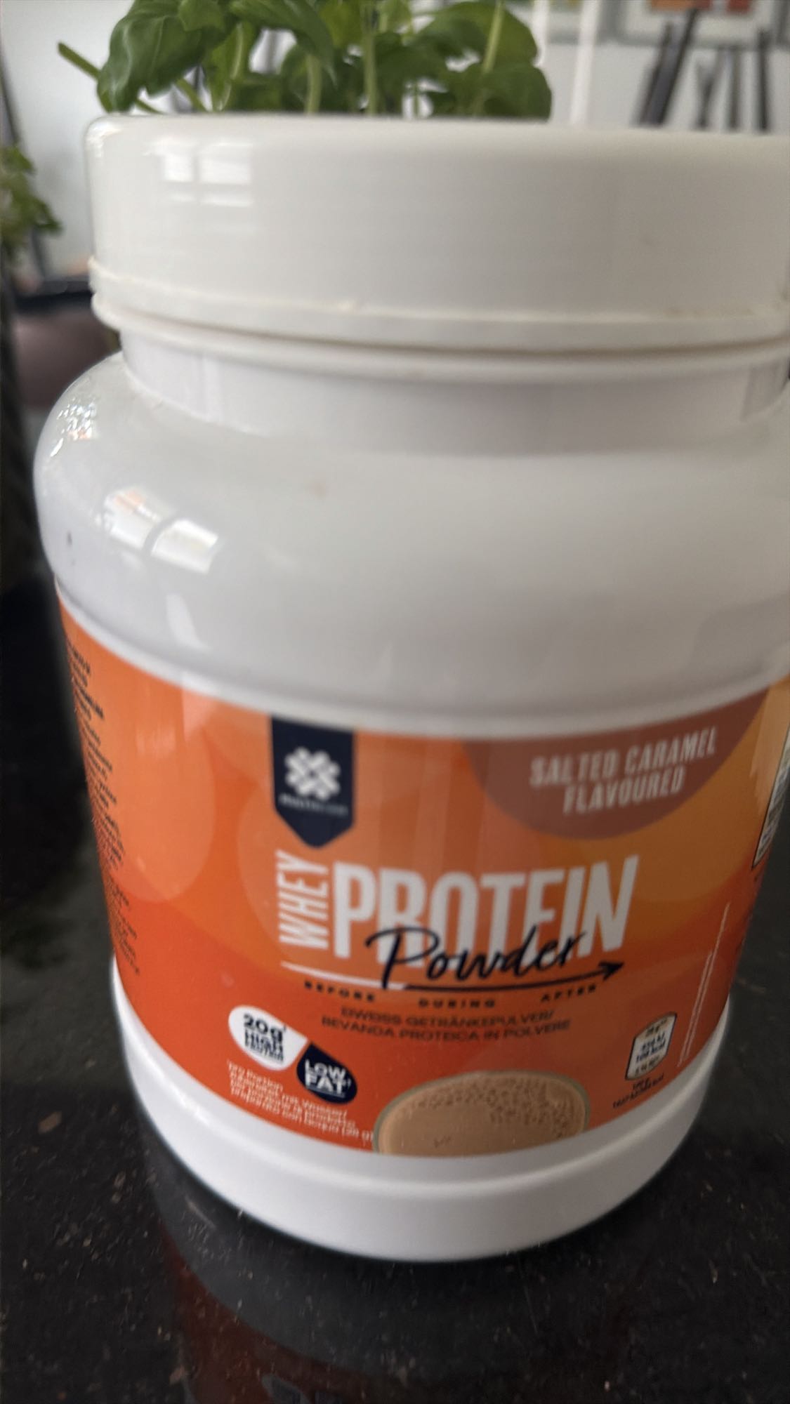 Proteinpulver Saltkaramell