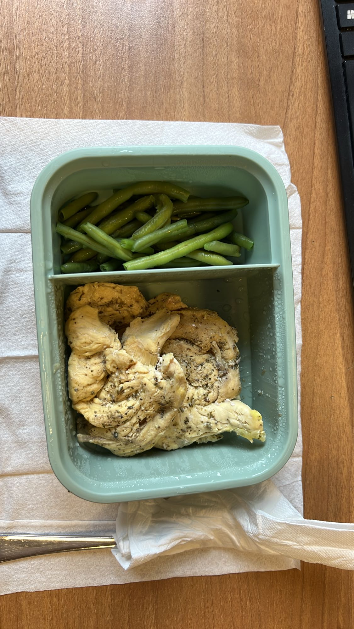 Pollo e fagiolini