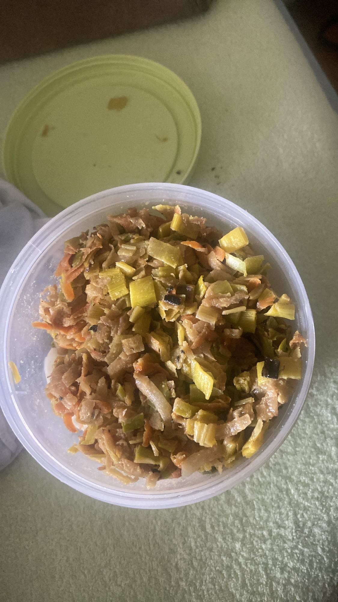 Warzywa duszone z porem