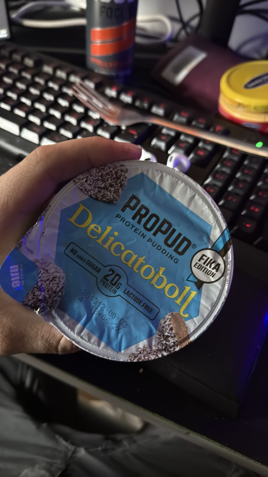 Proteinpudding delicatoboll