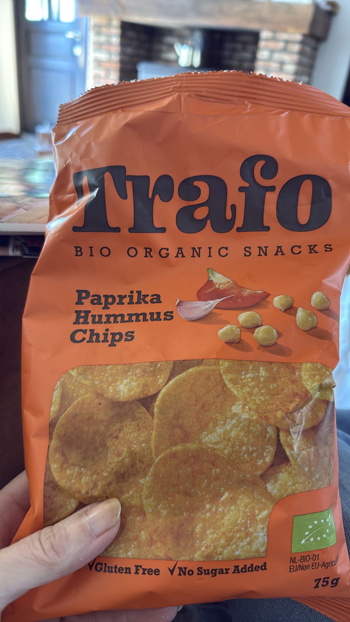 Paprika hummuschips