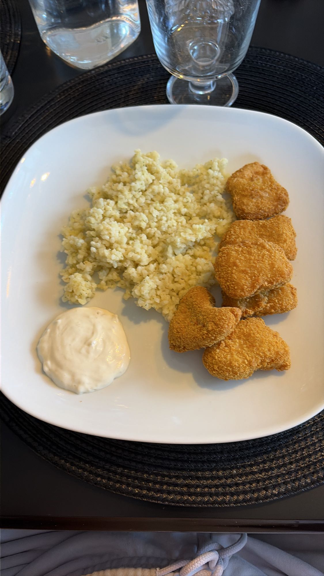 Panerad kyckling med couscous