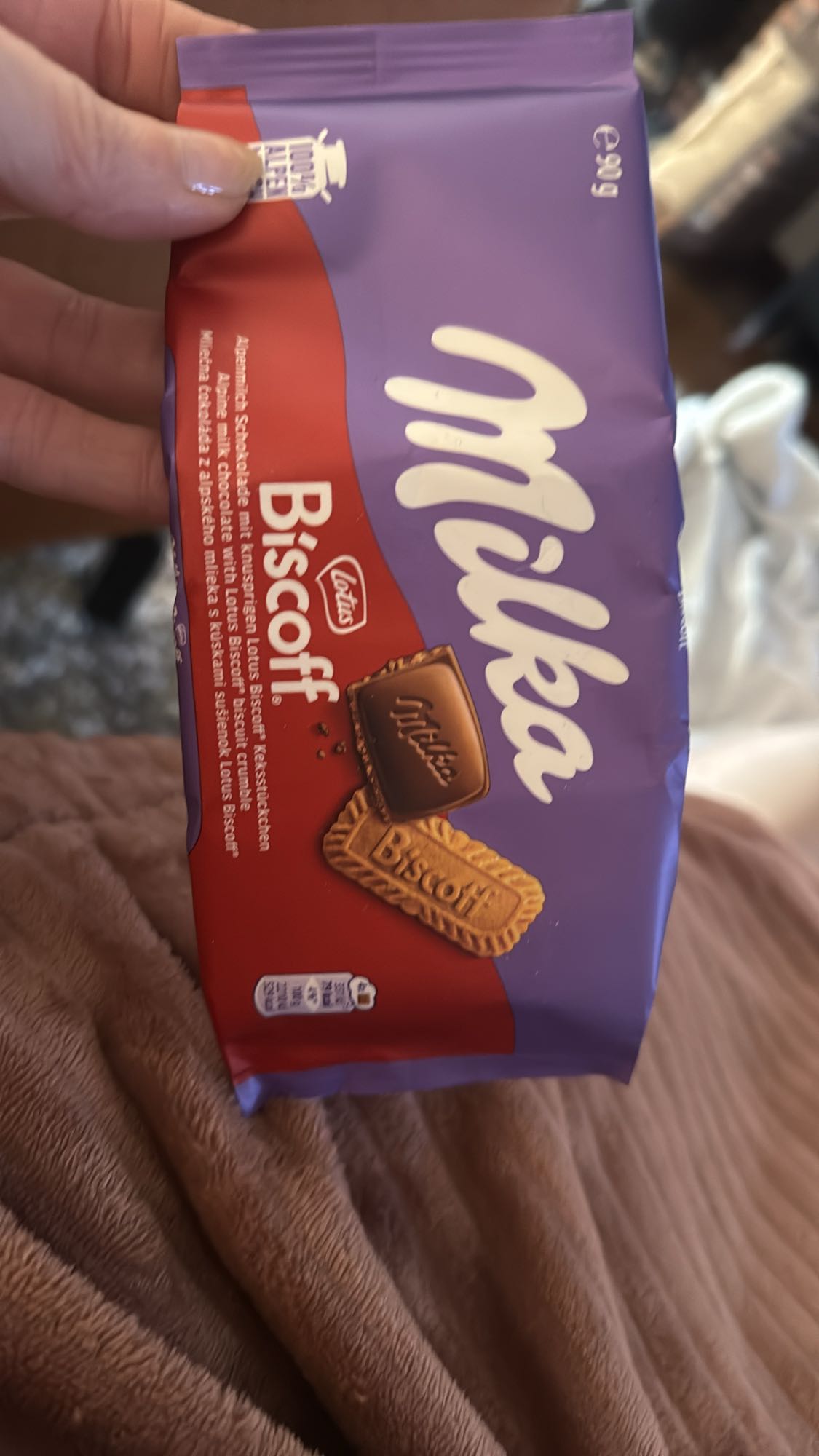 Milka Biscoff reep