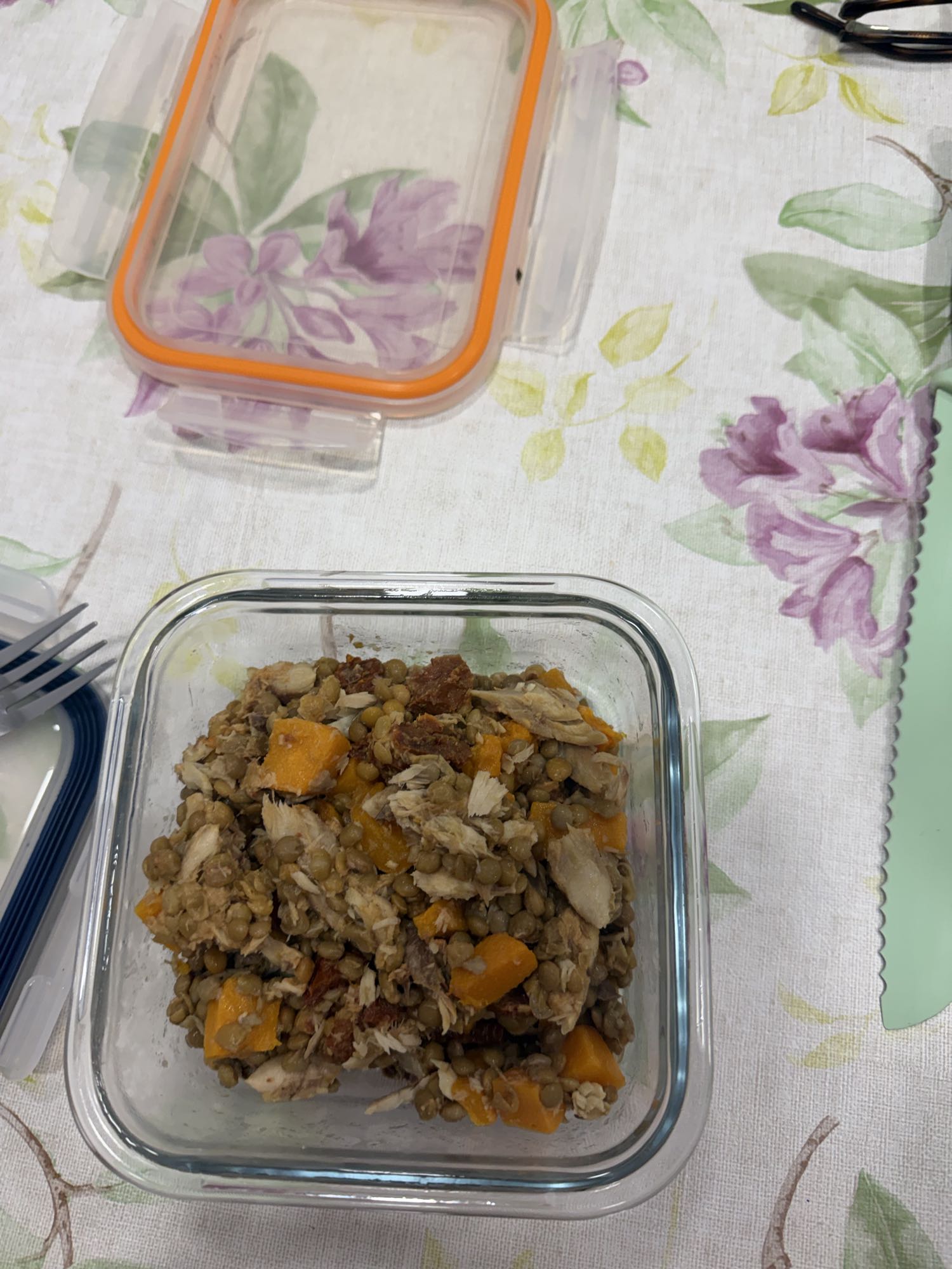 lentejas con caballa