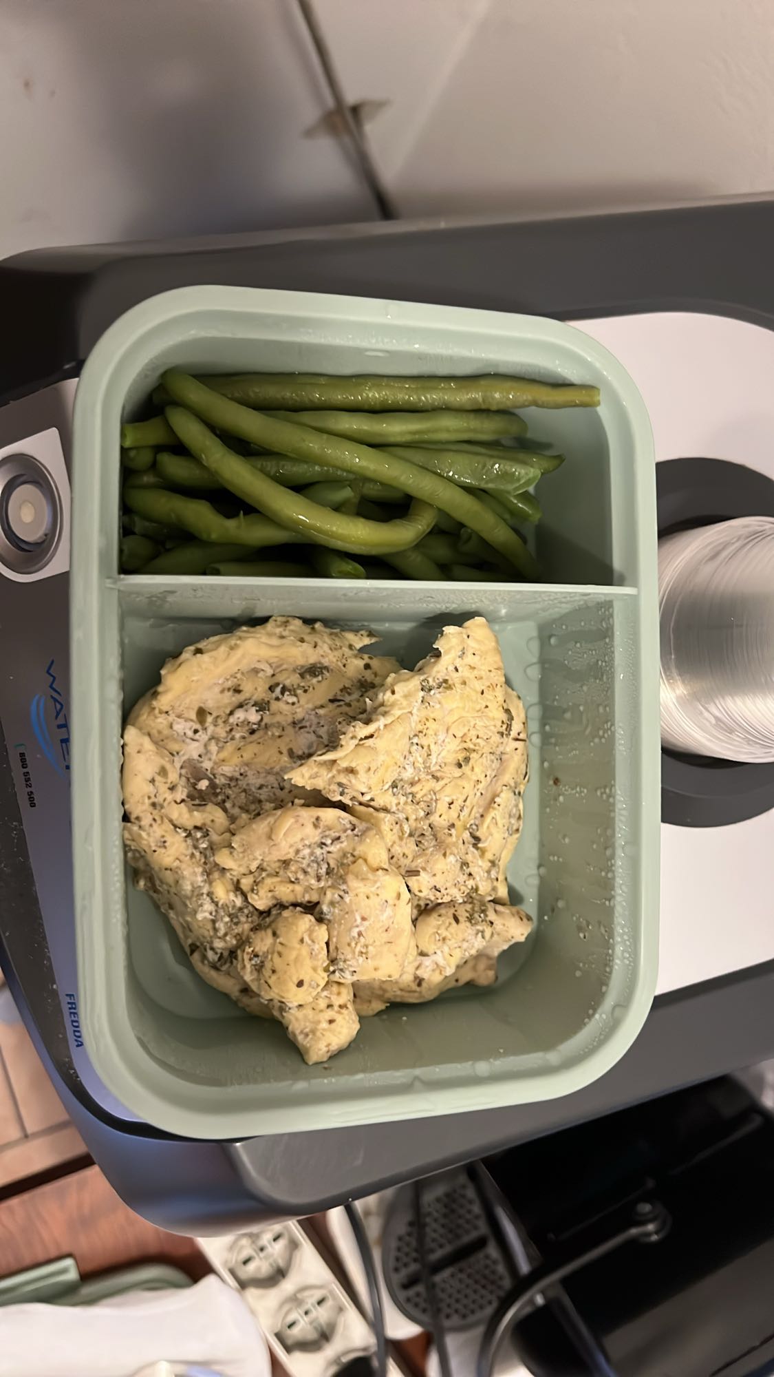 Pollo e fagiolini