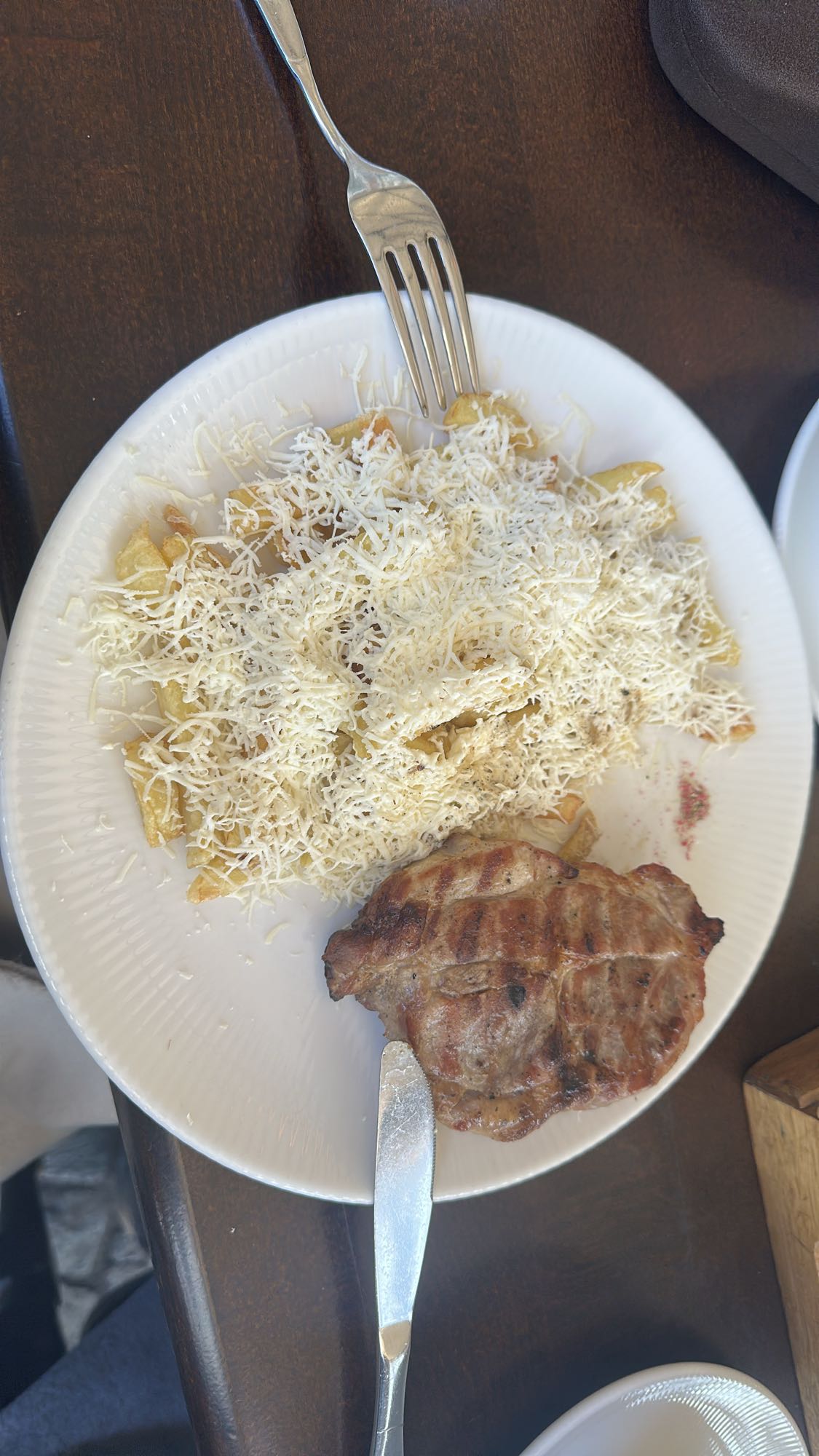 Fries Cheese and Pork