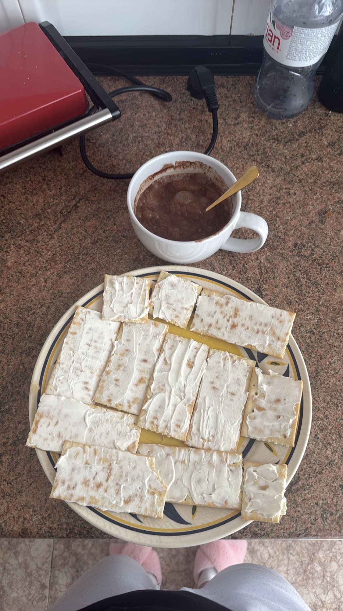 tostadas con cacao