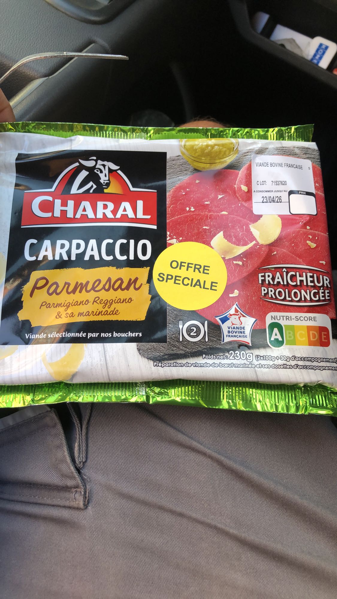 Carpaccio parmesan
