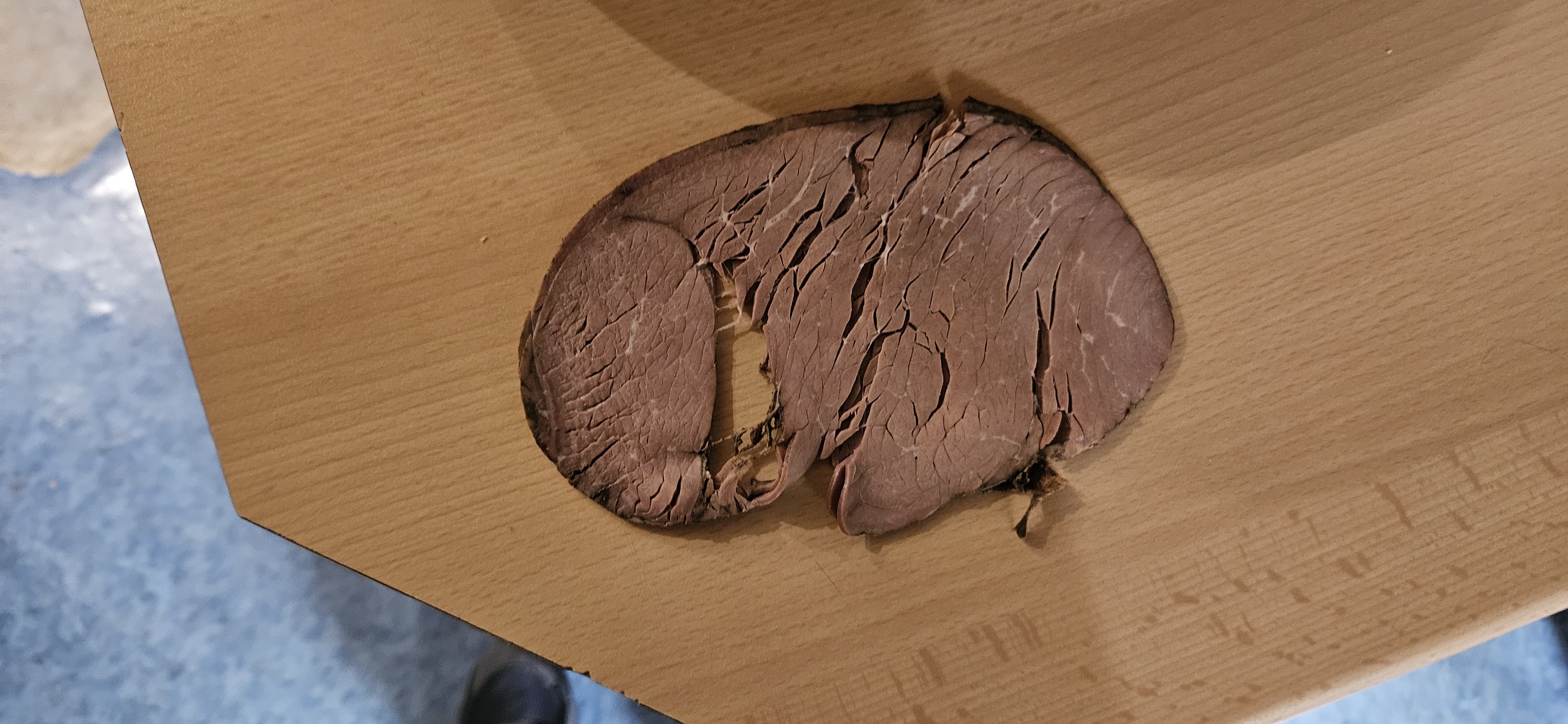 Sliced roast beef