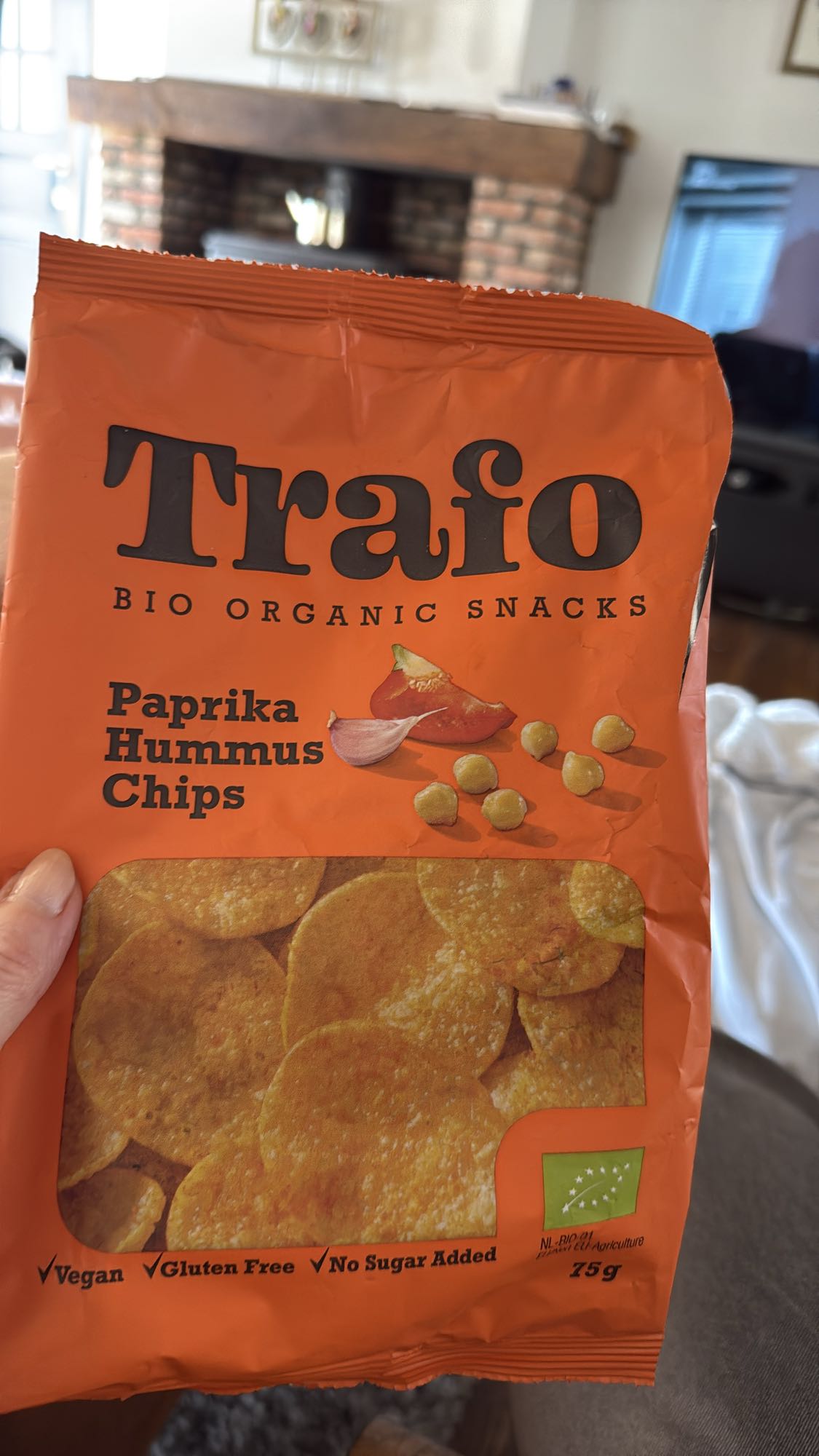 Paprika hummuschips