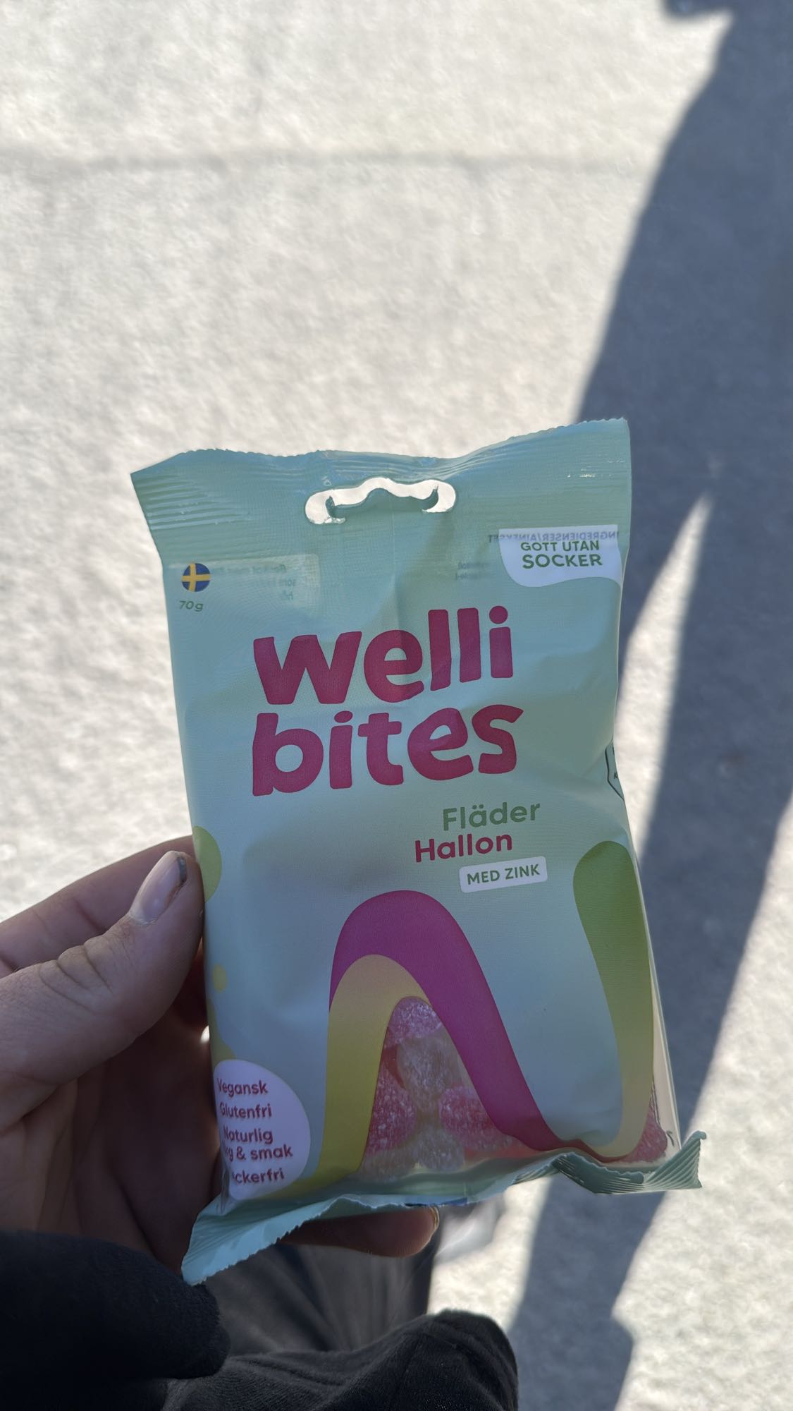 Hallonfläder godis