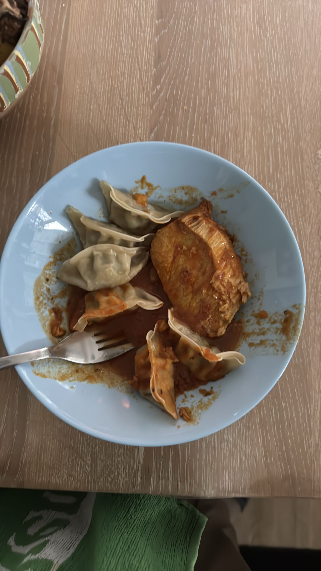 Chicken Dumplings Plate
