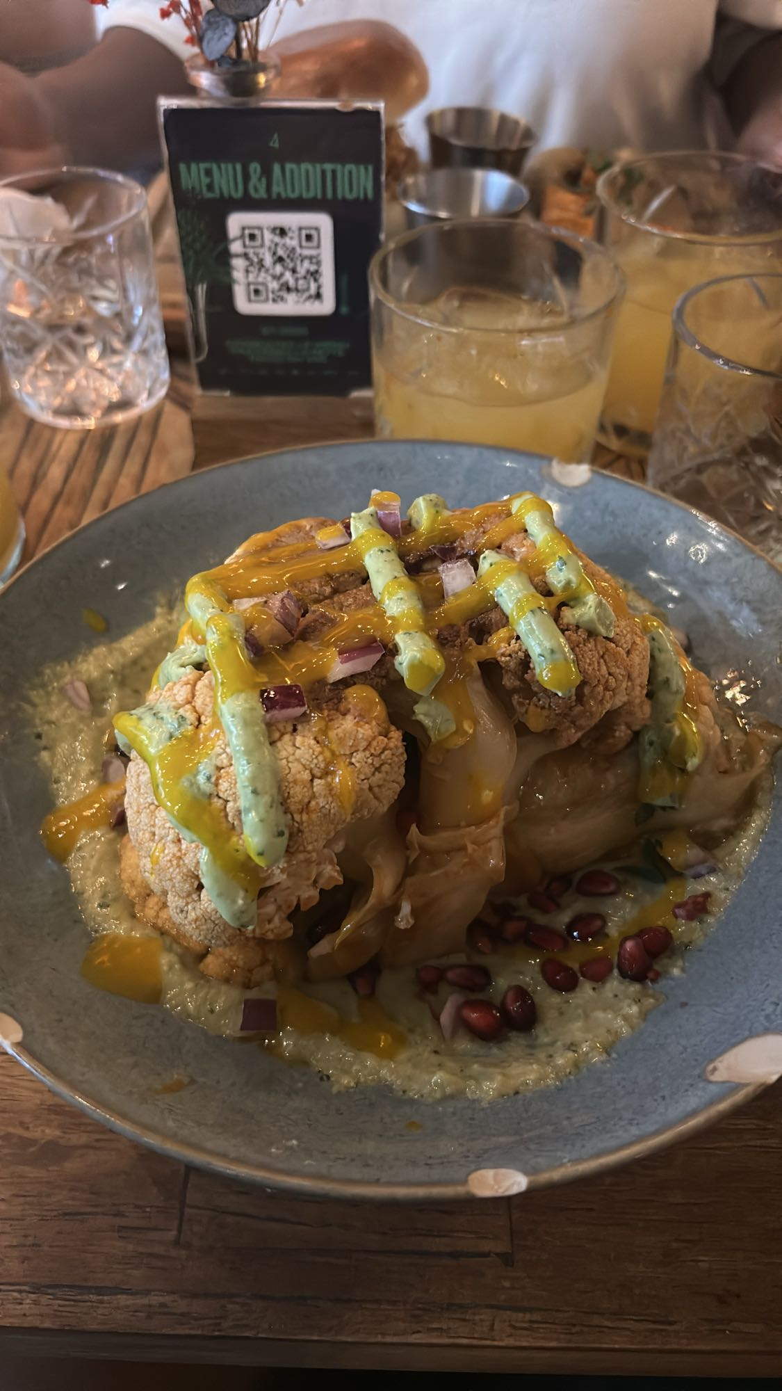 Chou-fleur rôti sauce