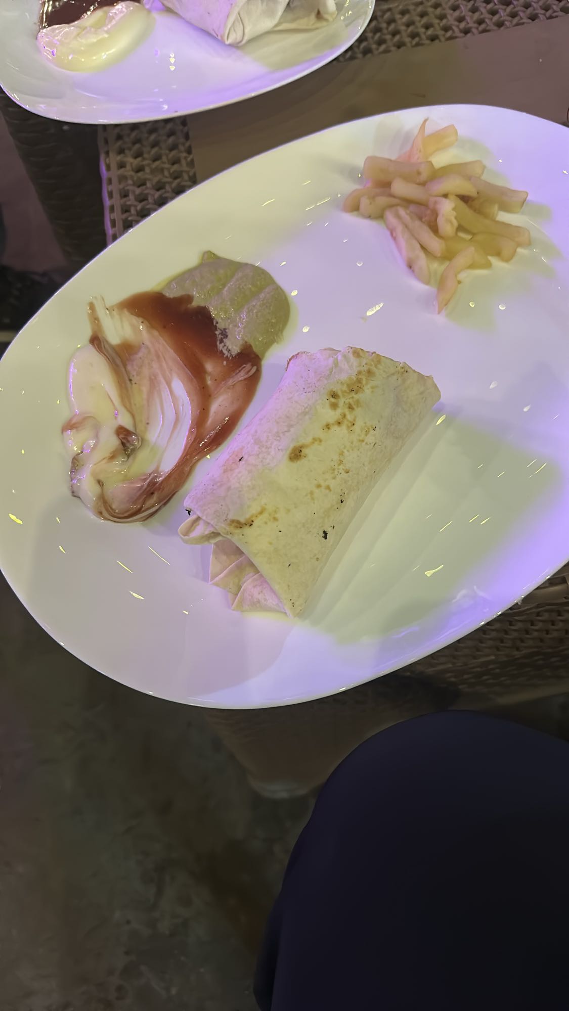 Chicken Wrap Plate