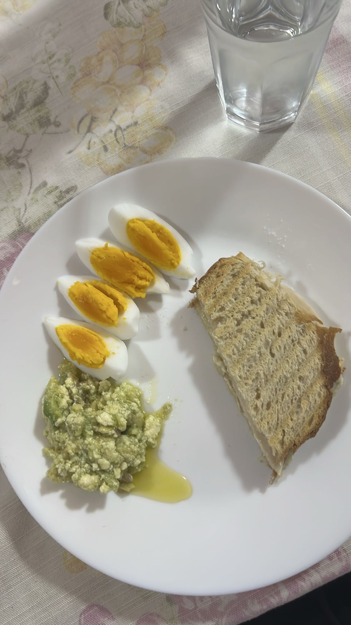 Eggs Avocado Toast Plate
