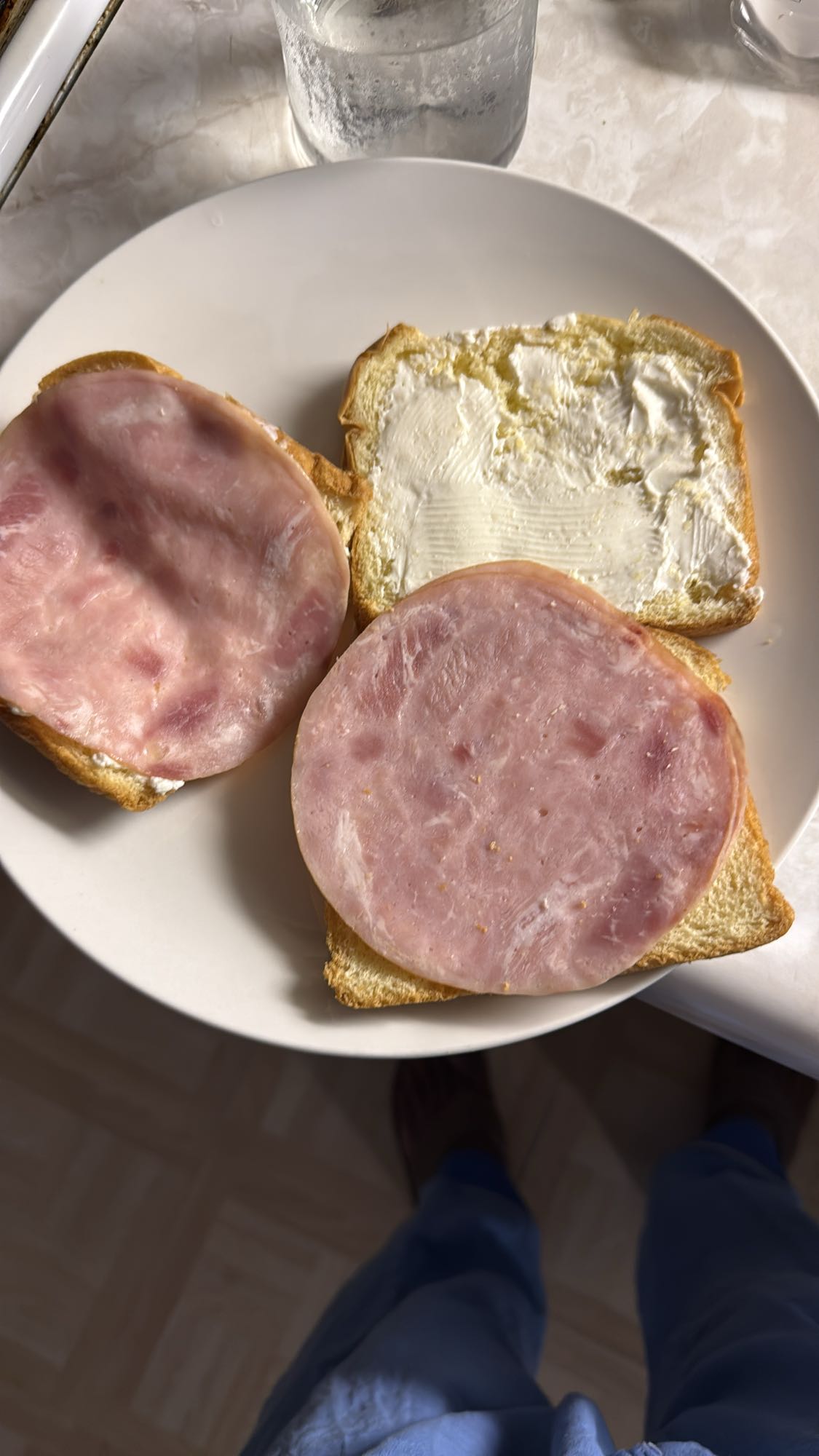 Sandwichs jambon beurre
