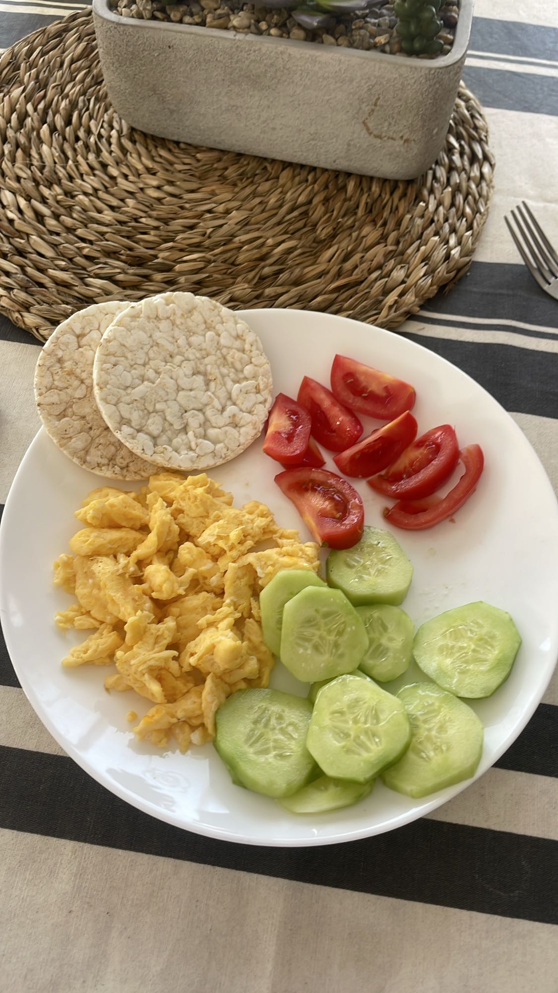 huevos con verduras