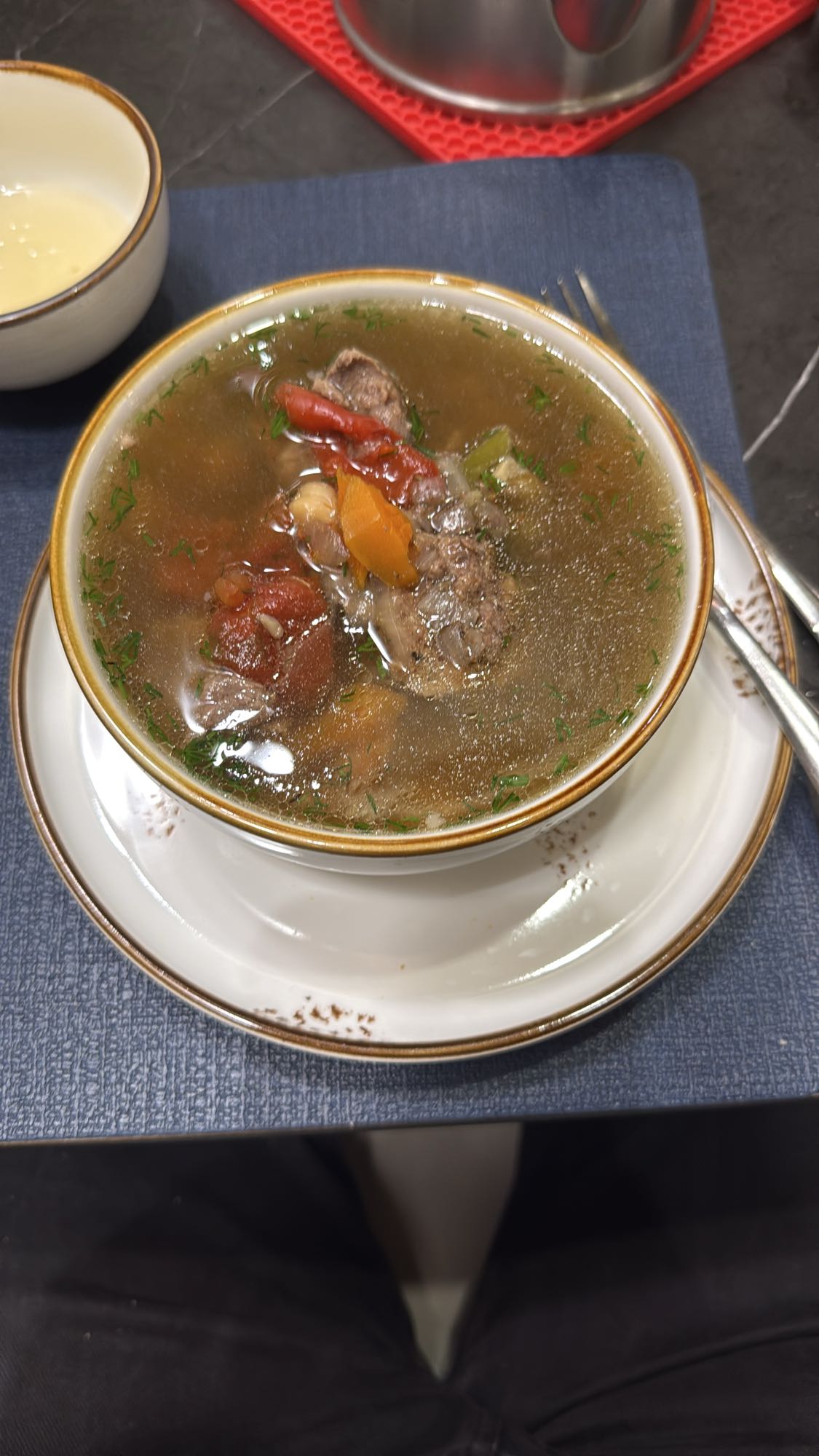 Мясной суп