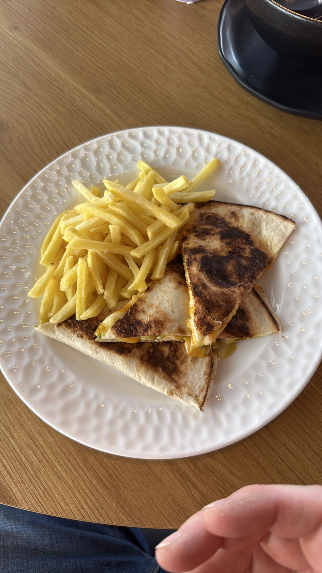 Quesadilla with Fries